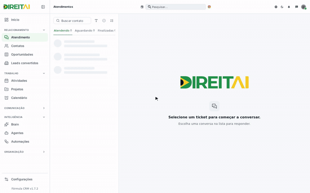 Abrir Mais opções, escolher disparar fluxo, ver a janela e cancelar