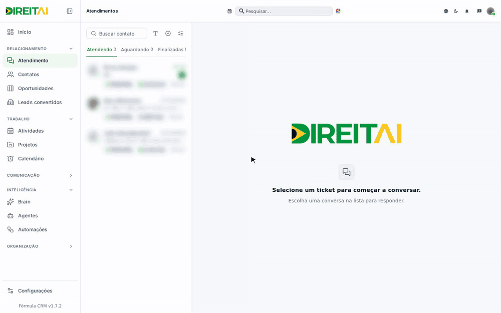 Trocar o compositor para Nota interna, digitar uma anotação e voltar para Responder sem enviar